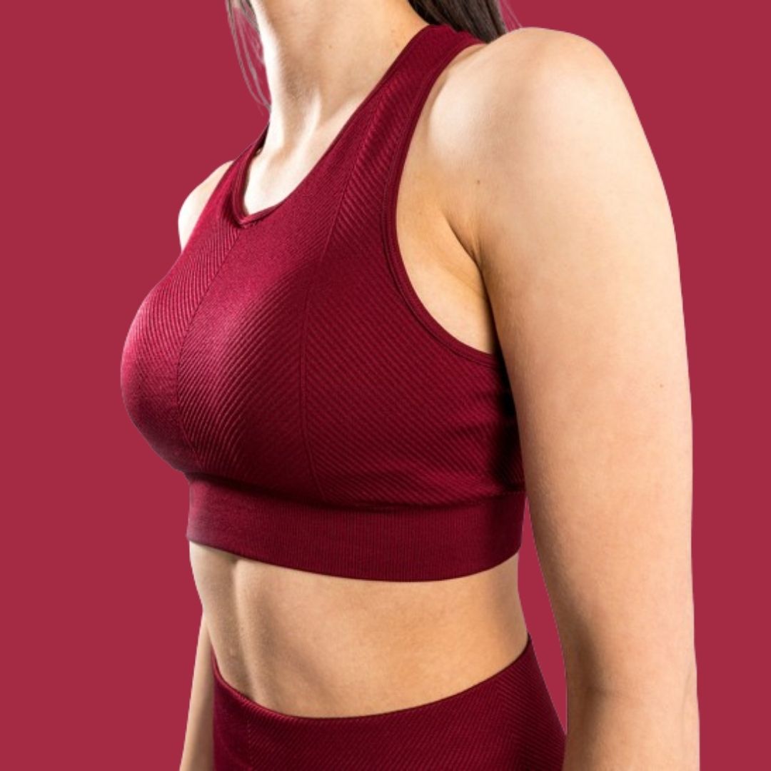 Top Bra Venum Seamless Burgundy - G