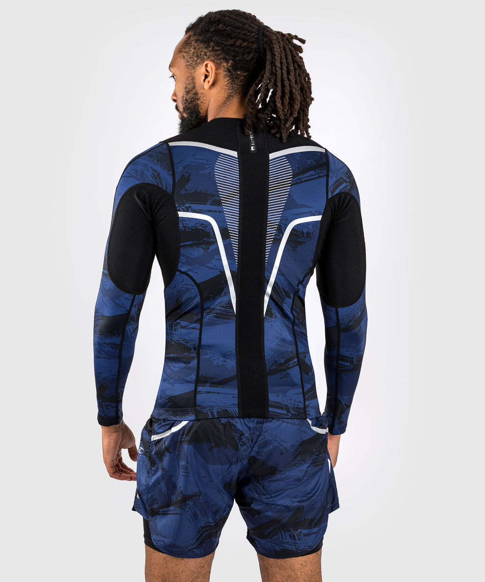 Rashguard Manga Larga Electron 3.0 Venum Navy - M