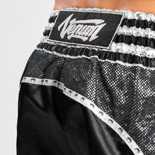 VENUM ABSOLUTE 2.0 SHORT MUAY THAI SILVER BLACK - M