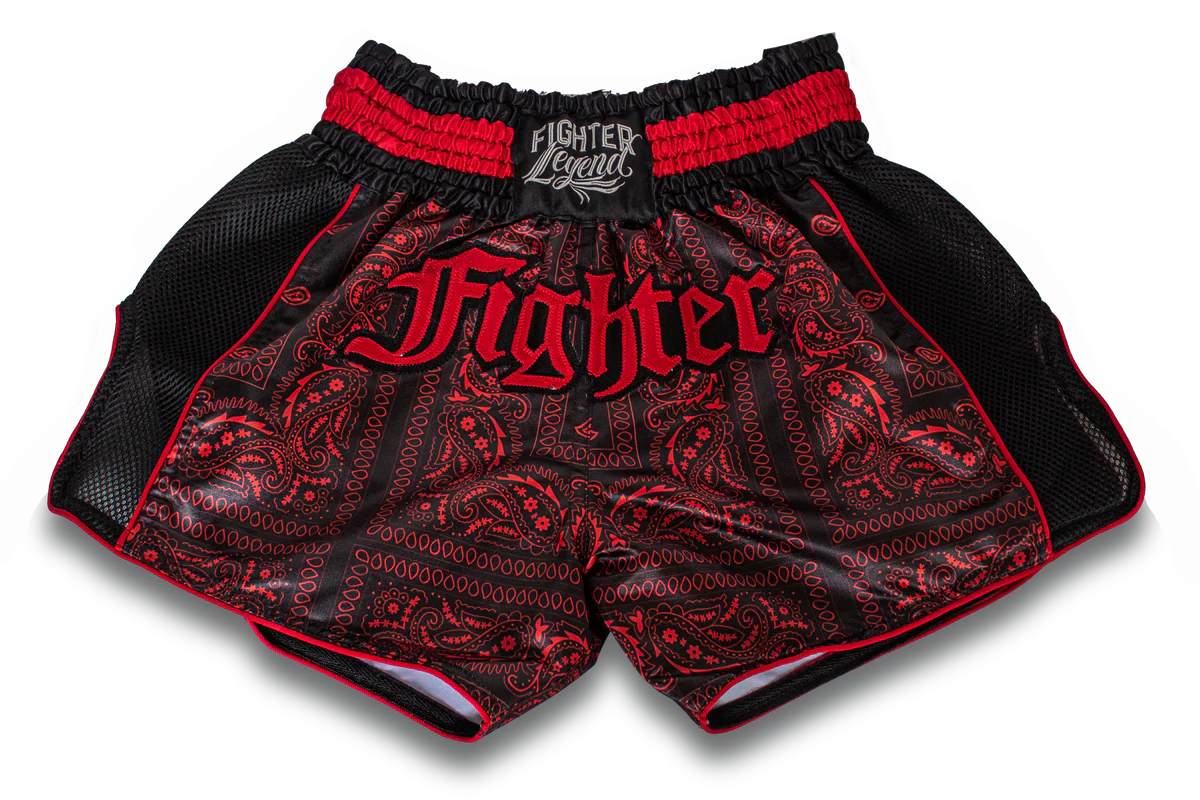 Short Muay Thai Paliacate Rojo - G