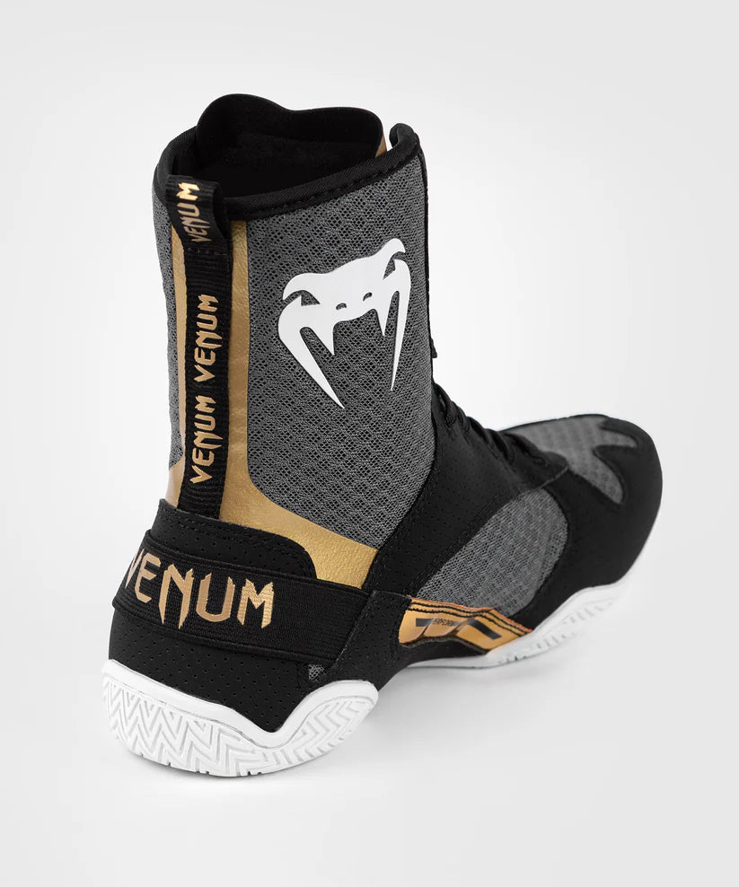 Zapatillas de Boxeo Elite Venum Black/White - 8.5 MX