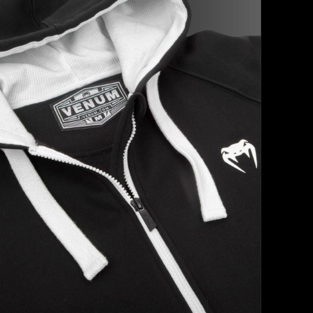 Hoodie Venum Contender 3.0 Black/White - Talla M