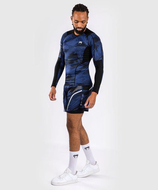 Rashguard Manga Larga Electron 3.0 Venum Navy - M
