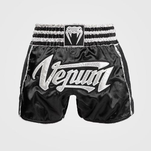 VENUM ABSOLUTE 2.0 SHORT MUAY THAI SILVER BLACK - M