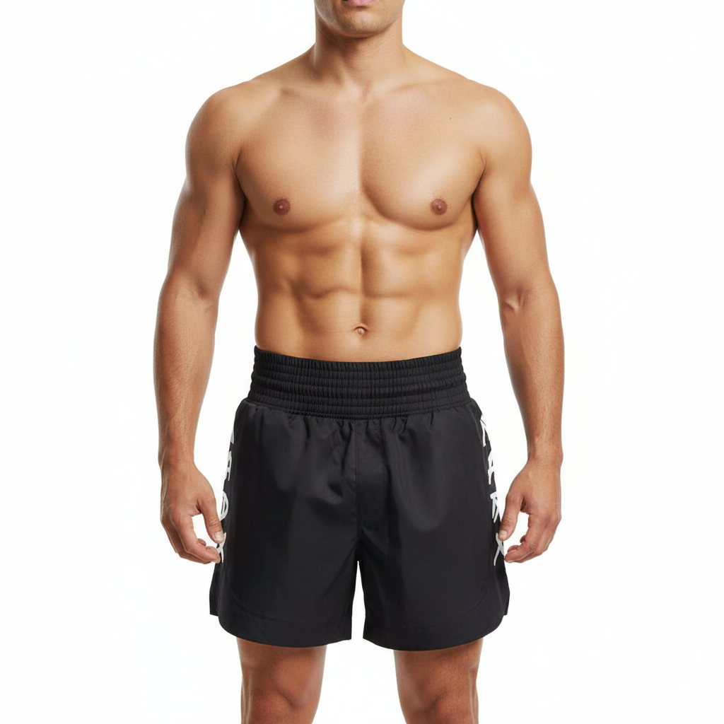 Short de Boxeo Premium ADX Negro - CH