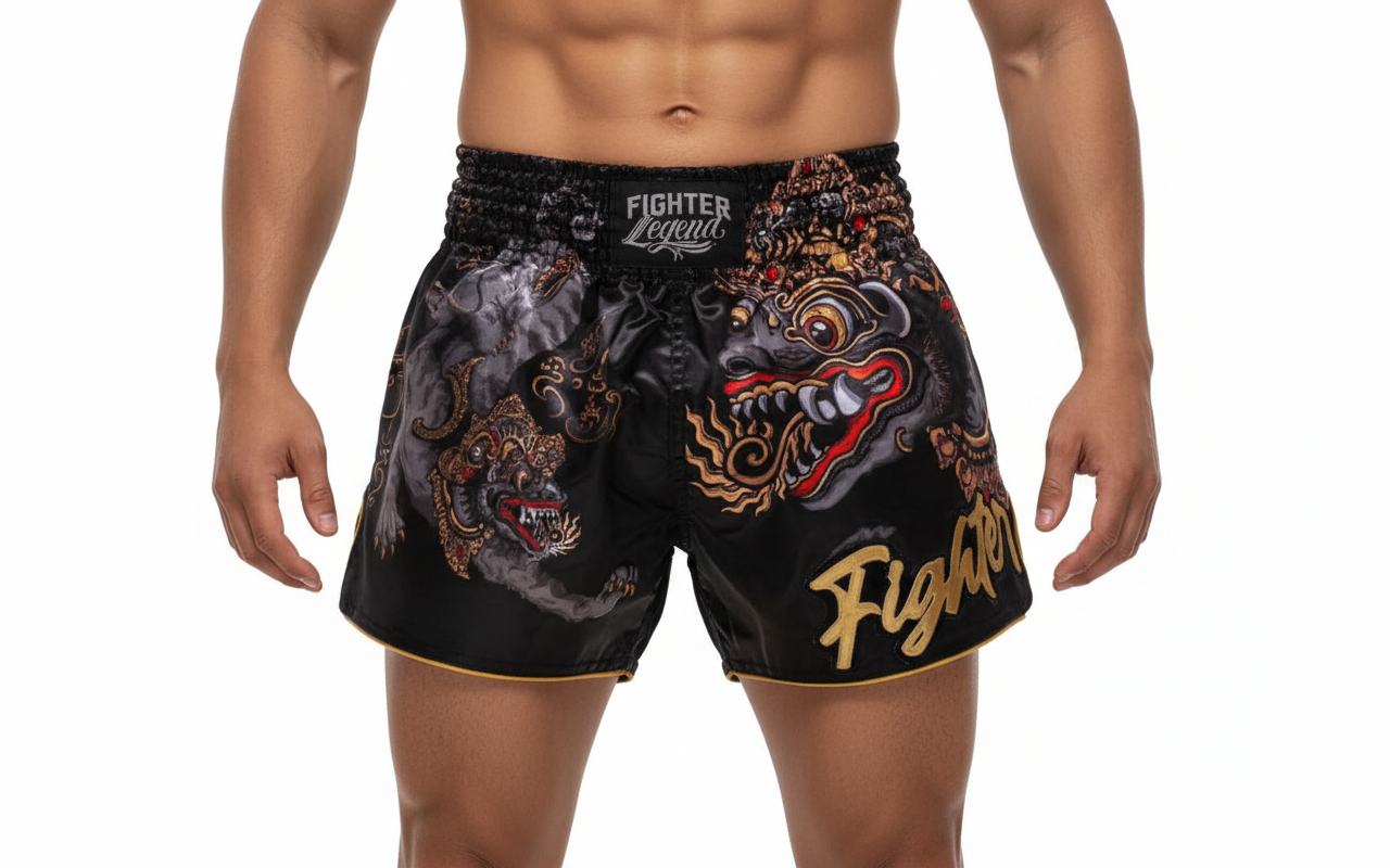 Short Muay Thai FL Gold Dragon - CH