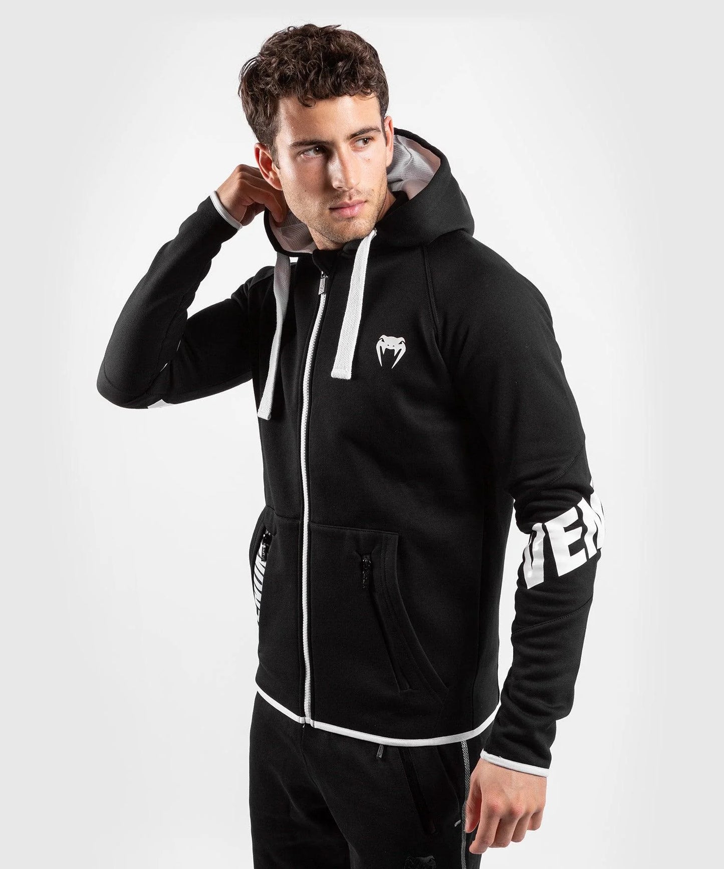 Hoddie Contender 3.0 Venum Black/White - L