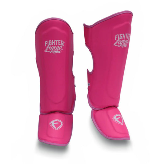 Espinilleras Fighter Legends / Rosa - Talla GD