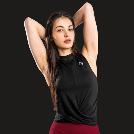 Tank Top Mujer Glow Black - XL