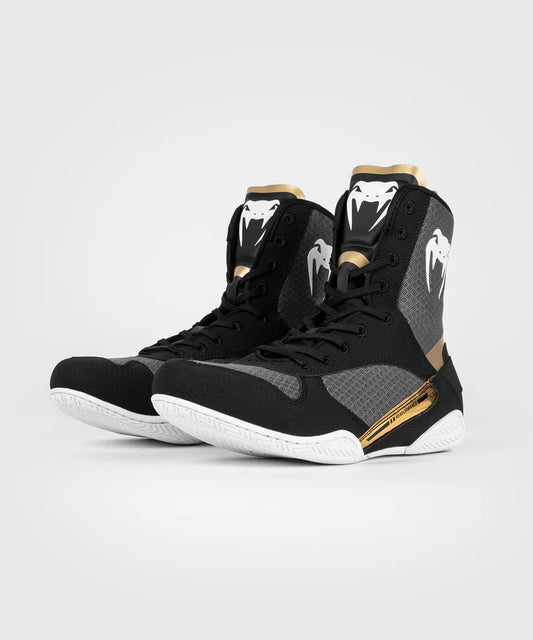 Zapatillas de Boxeo Elite Venum Black/White - 8.5 MX