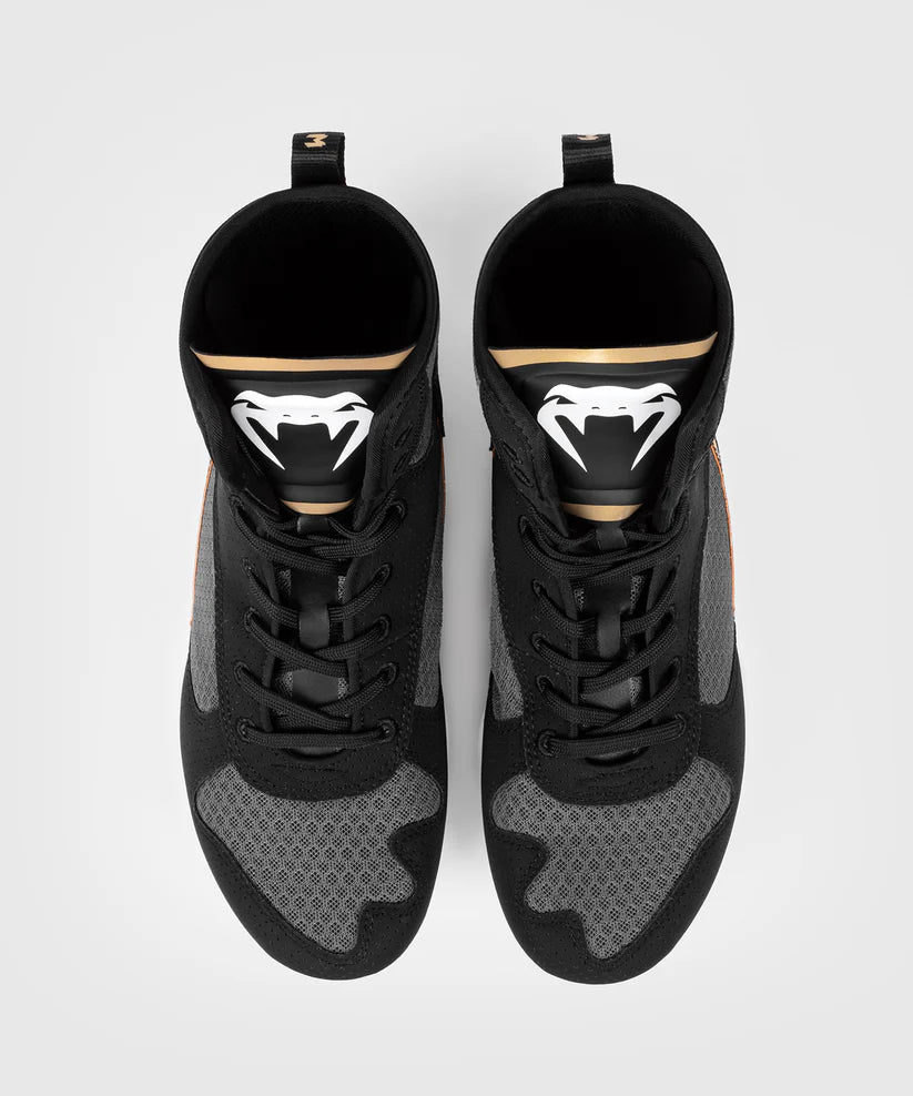 Zapatillas de Boxeo Elite Venum Black/White - 8.5 MX