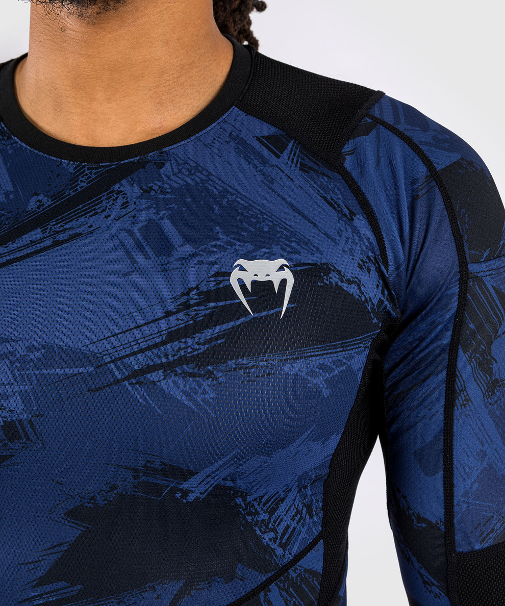 Rashguard Manga Larga Electron 3.0 Venum Navy - M