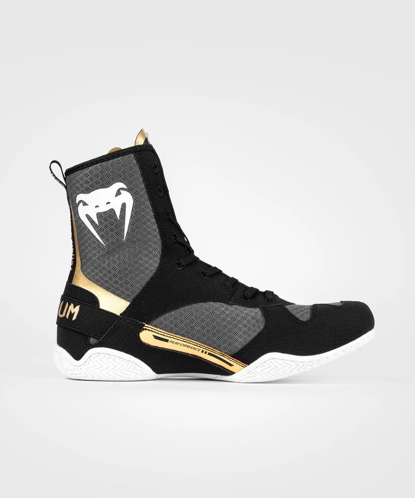 Zapatillas de Boxeo Elite Venum Black/White - 8.5 MX